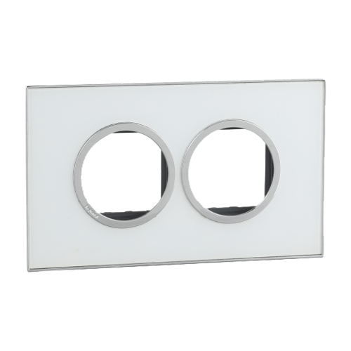 Legrand Arteor 4M White Mirror Cover Plate With Frame, 5759 24